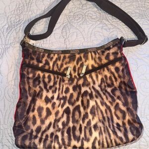 LeSportsac Wild Animal Print Shoulder Bag crossbody